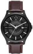 Armani Exchange Herrklocka AX2446 Hampton Svart/Läder Ø46 mm