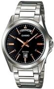 Casio Herrklocka MTP-1370D-1A2VDF Quartz Svart/Stål Ø39.8 mm