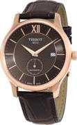 Tissot Herrklocka T063.428.36.068.00 Tradition Grå/Läder Ø40 mm