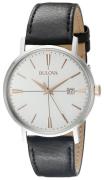 Bulova Herrklocka 98B254 Dress Vit/Läder Ø39 mm