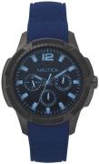 Nautica Herrklocka NAPSDG004 Multifunction Svart/Gummi Ø46 mm