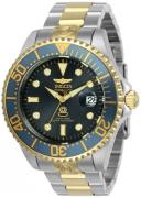 Invicta Herrklocka 24767 Pro Diver Svart/Gulguldtonat stål Ø47 mm