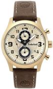 Timberland Herrklocka TBL15357JSK.07 Groveton Guldtonad/Läder Ø43 mm