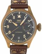 IWC Herrklocka IW501005 Pilots Svart/Läder Ø46.2 mm