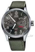 Oris Herrklocka 01 111 7711 4163-Set 5 22 14FC Aviation Grå/Textil