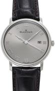 Blancpain Herrklocka 6651-1504-55A Villeret Grå/Läder Ø40 mm