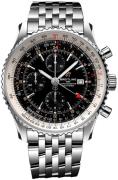 Breitling Herrklocka A24322121B2A1 Navitimer Gmt Svart/Stål Ø46 mm