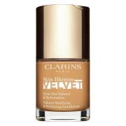 Clarins Skin Illusion Velvet Foundation 114N Cappuccino 30 ml