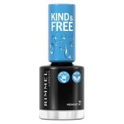 Rimmel London Kind & Free Nail Polish Lacquer 159 Midnight Sky 8