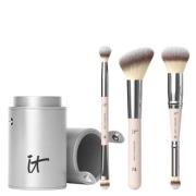 IT Cosmetics Celebrate Creative Looks Makeup Brush Set + Luxe Tra