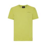 Peuterey Casual Uppgradering Bomull T-shirt för Män Green, Herr