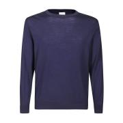 Eleventy Round-neck Knitwear Blue, Herr