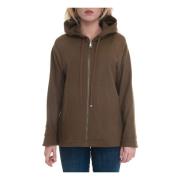 Seventy Sweatshirt with zip Brown, Dam