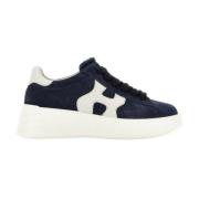 Hogan Blåa Rebel Sneakers med Memory Foam Blue, Dam