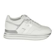 Hogan Höj din sneaker-spel med Midi H222 Sneakers White, Dam