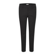 Part Two Slim-fit Svarta Byxor 30305570 Black, Dam