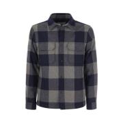 Woolrich Alaskan Rutig Skjortjacka Blue, Herr