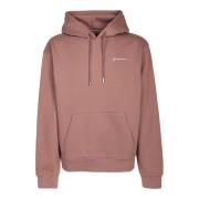 Jacquemus Brun Sweatshirt i Ekologisk Bomull med Logotyp Brown, Dam