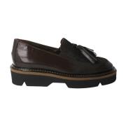 Pertini Brun damloafer med tofsar Brown, Dam