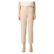 Fabiana Filippi Straight Trousers Pink, Dam