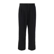 Family First Straight Trousers Black, Herr