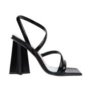 Chiara Ferragni Collection Sandaler med hög häl Black, Dam