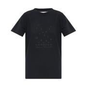 Maison Margiela T-shirt med logotyp Black, Dam