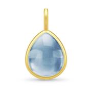 Julie Sandlau Paloma Pendant - Guld Blue, Dam