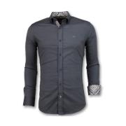 Gentile Bellini Slim Fit Herrtröja för Män - Enkel Blus Företag Män - ...