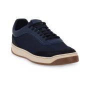 Frau Casual Suede Sneakers Blue, Herr