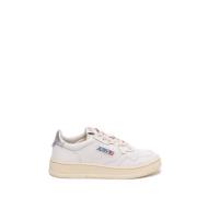 Autry Låga Lädersneakers Beige, Dam