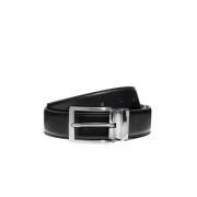 Scarosso Reversibelt Bälte Granata Black, Herr