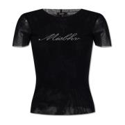 Misbhv Crystal Baby transparent topp Black, Dam