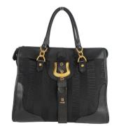 Fendi Vintage Pre-owned Canvas handvskor Black, Dam