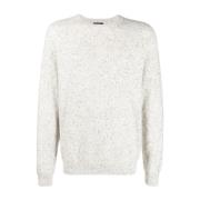 A.p.c. Stickade plagg med rund hals White, Herr