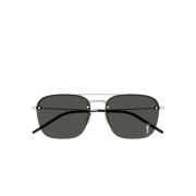 Saint Laurent SL 309 M Solglasögon - Metallic Griff Ram Gray, Unisex