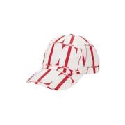 Valentino Garavani Vltn Times Nylon Baseballkeps I Vit Red, Herr