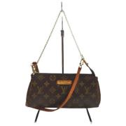 Louis Vuitton Vintage Förägda Canvas Axelväska Brown, Dam