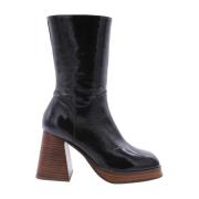 Angel Alarcon Heeled Boots Black, Dam