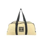 Chanel Vintage Vintage Axelväska Beige, Dam