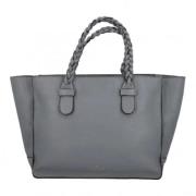 Valentino Vintage Pre-owned Läder shoppers Gray, Dam