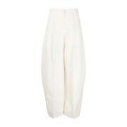 Jacquemus Breda byxor White, Dam