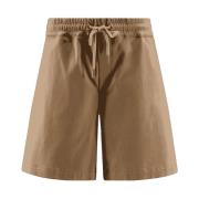 Moncler Ljusbruna Gabardine Shorts Beige, Herr