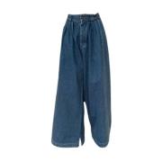 Maison Margiela Pre-owned Pre-owned Denim nederdelar Blue, Dam