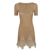 Ermanno Scervino Short Dresses Beige, Dam