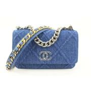 Chanel Vintage Vintage Axelväska Blue, Dam