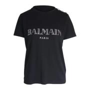 Balmain Pre-owned Pre-owned Bomull toppar Black, Dam