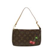 Louis Vuitton Vintage Förhandsägd Brun Canvas Louis Vuitton Plånbok Br...