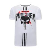 Local Fanatic Punisher Herr T Shirt White, Herr