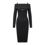 Andrea Adamo Midi Dresses Black, Dam